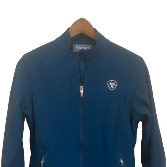 Ariat Dark Teal Women’s Large Soft shell Jacket - Picture 4 of 6